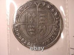 1551 Great Britain Crown Edward VI Rare Find VG+ details