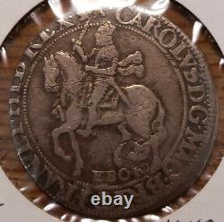 1643-4 Great Britain Half Crown York Mint Type 7 S-2869 Mintmarklion