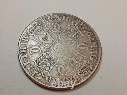 1662 England Silver Crown Charles II Great Britain