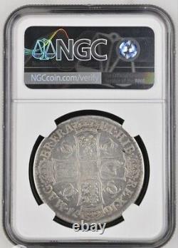 1671 GREAT BRITAIN Crown Silver Coin Charles II 2nd Bust NGC VG-10