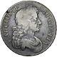 1676 Crown Charles Ii British Silver Coin Nice