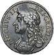 1686 Crown (unbarred H Hib) James Ii British Silver Coin V Nice
