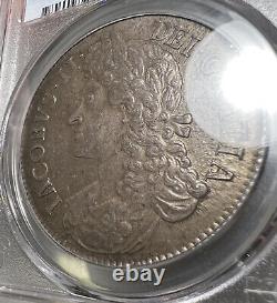 1687 Great Britain Crown PCGS MS62 S-3407 TERTIO Edge Silver Coin James II