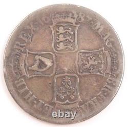 1687 Great Britain silver Crown James II a/VG