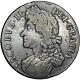 1688 Crown James Ii British Silver Coin Nice