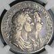 1689 Ngc Vf 25 William Mary 1/2 Crown Great Britain Silver Coin (21092703c)