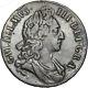1696 Crown William Iii British Silver Coin Nice