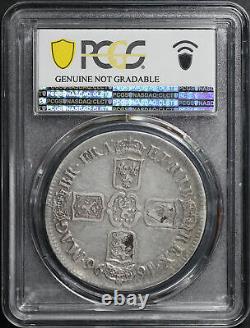 1696 Great Britain Silver Crown S-3470 1st Bust PCGS VF Details Tooled
