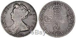 1703 Anne VIGO half-crown of Great Britain silver coin
