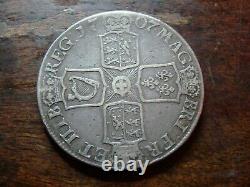 1707 Great Britain UK United Kingdom Large Silver Crown Queen Anne Original