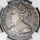 1713 Ngc Vf 30 Anne Crown Great Britain 5 Shillings Plumes Roses Coin 22052101c