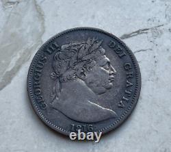 1816 Great Britain 1/2 Half Crown Silver