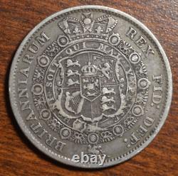 1817 UK Great Britain Half Crown Original VF Silver Coin K4947