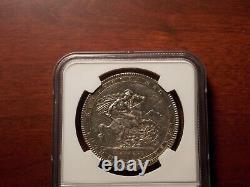 1818 Great Britain Crown large Silver coin NGC AU