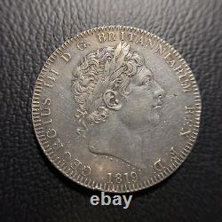 1819 Great Britain Silver Crown AU+/UNC Almost Uncirculated British George III