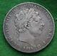 1819 Lix Edge Great Britain Crown Silver Coin King George Iii #675 Vqs Sharp