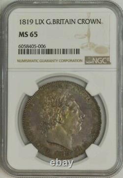 1819 LIX Great Britain Crown MS65 NGC 944613-3