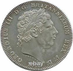 1819-LIX Great Britain George III Laur Head Silver Crown Coin
