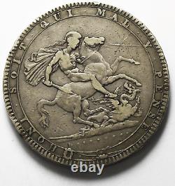 1819 LIX Great Britain Silver One Crown KM# 675