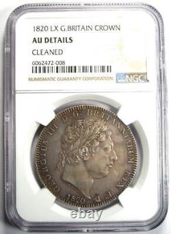 1820 Great Britain England George III Crown Coin Certified NGC AU Details