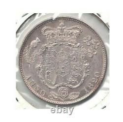 1820 Great Britain George IV Silver Half Crown KM #676 Brilliant Uncirculated
