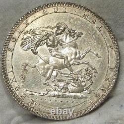 1820 Great Britain Silver Crown Uncirculated Details CLEANED #061620