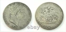 1820 Great Britain / United Kingdom Crown Silver Coin King George III