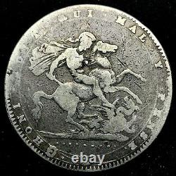 1820 LX Great Britain George III Crown Silver Coin Km # 675 Rare
