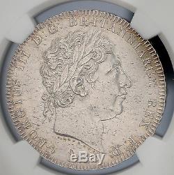 1820 LX Great Britain Silver Crown KM# 675 S. 3787 NGC UNC George III