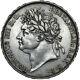 1821 Crown George Iv British Silver Coin Very Nice