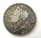 1821 George The Iv Silver Crown Coin Great Britain George Iiii Circulated