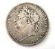 1821 George The Iv Silver Crown Coin Great Britain George Iiii Circulated