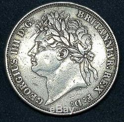 1821 Great Britain GB Crown George IV British Silver Coin V Nice