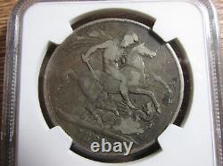 1821 Great Britain Silver Crown NGC VF20 Secundo