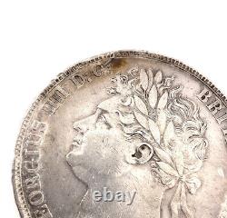 1821 U. K. Great Britain Crown Secundo George IIII Silver Coin
