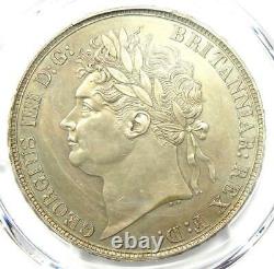 1822 Great Britain England George IV Crown Coin. PCGS Uncirculated Detail UNC MS