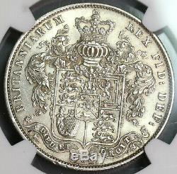 1826 NGC AU 58 George IV 1/2 Crown Great Britain Silver Coin (19092802C)