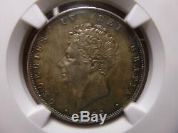 1829 Great Britain George IV 1/2 Crown Ngc Ms61 Mint State