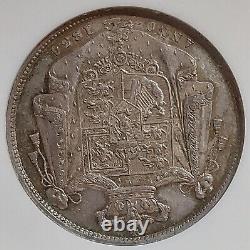 1834 GREAT BRITAIN 1/2 Half Crown WW in Script Letter Coin WILLIAM IIII NGC AU58