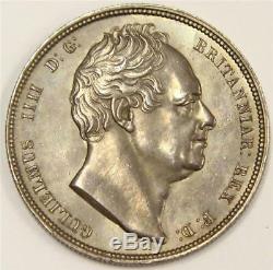 1834 Half Crown Great Britain WW in script S3834 Choice Uncirculated MS63