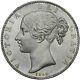 1844 Crown (cinquefoil Stops) Victoria British Silver Coin Very Nice