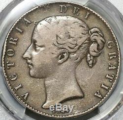 1844 PCGS VF 20 Victoria Crown Great Britain Silver Coin 94K minted (20053101C)
