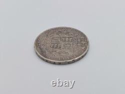 1844 UK Great Britain UK Queen Victoria Silver 1 Crown Coin
