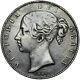 1845 Crown Victoria British Silver Coin Nice