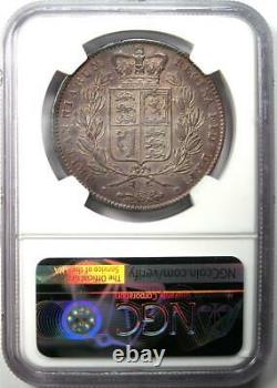 1845 Great Britain England UK Victoria Crown Coin Certified NGC XF Detail (EF)