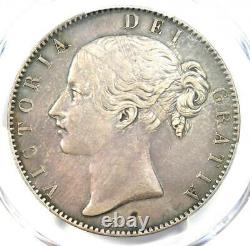 1845 Great Britain England UK Victoria Crown Coin Certified PCGS AU Details