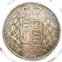 1845 Great Britain England UK Victoria Crown Coin Certified PCGS AU Details