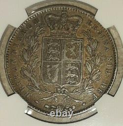 1845 Great Britain Silver Crown NGC VF 35 Queen Victoria 3395046-007 RARE