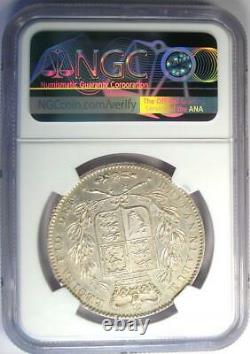 1845 Great Britain Victoria Crown Coin Certified NGC Uncirculated Detail. UNC MS