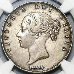 1845 NGC XF 40 Victoria 1/2 Crown Great Britain Silver Coin (20080901C)